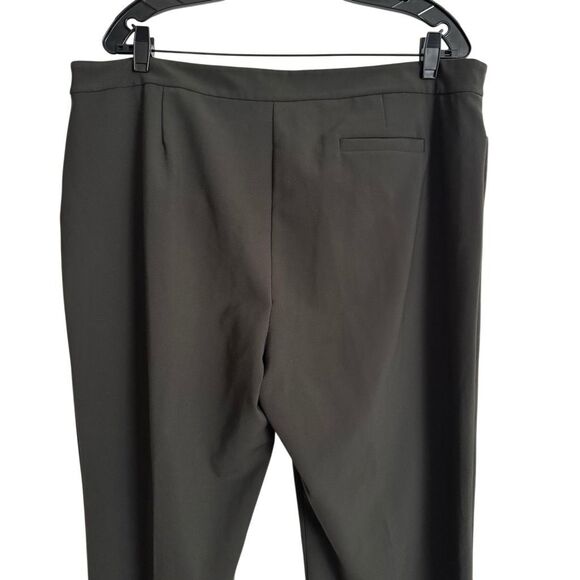Eileen Fisher Straight Leg Pants XL Dark Green - Picture 4 of 6